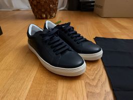 Roy Robson Schuhe Grösse 42 dunkelblau Leder - NEU