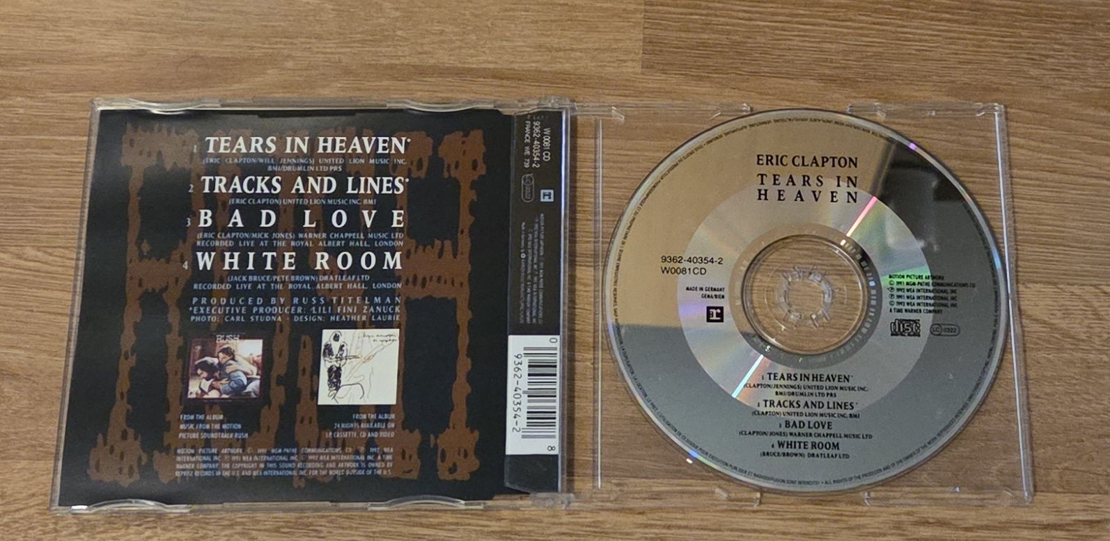 CD: Eric clapton tears in heaven Maxi Single  – Usato da Winterthur venduto da raymen74 2