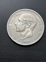 Monnaie Espagne 🇪🇸 1885 argent 