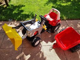 Trattore per bambini (da 2 anni) con rimorchio