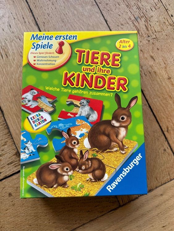 Meine Ersten Spiele Tiere Und Ihre Kinder Von Ravensburger Kaufen Auf Ricardo 8381