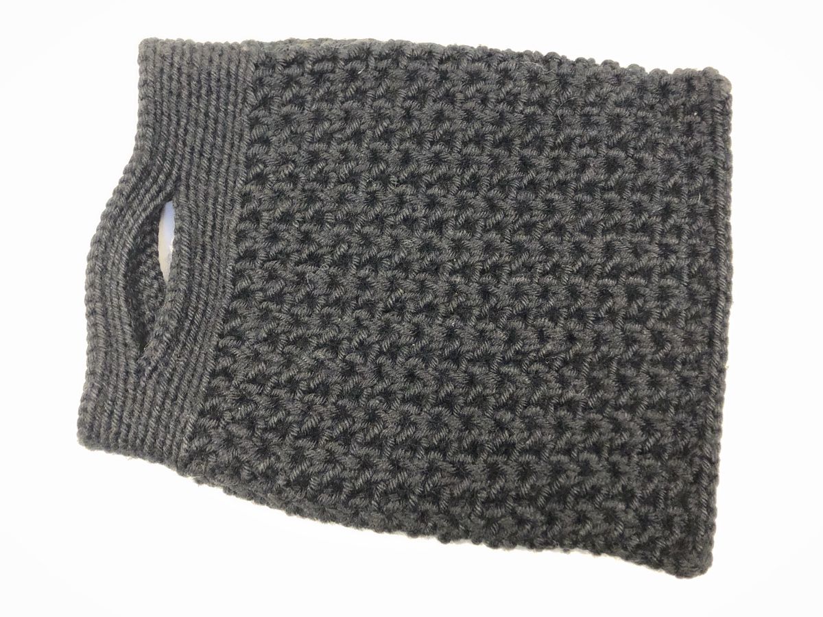 Borse da donna: Handgemachte schwarze Handtasche gehäkelt – Nuovo (secondo la descrizione) da Bern venduto da Etzy 3