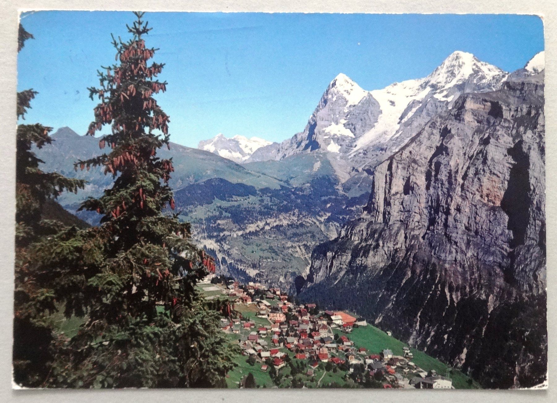 Cartoline postali: Mürren 1645 m – Usato da Fétigny venduto da Billy2miny