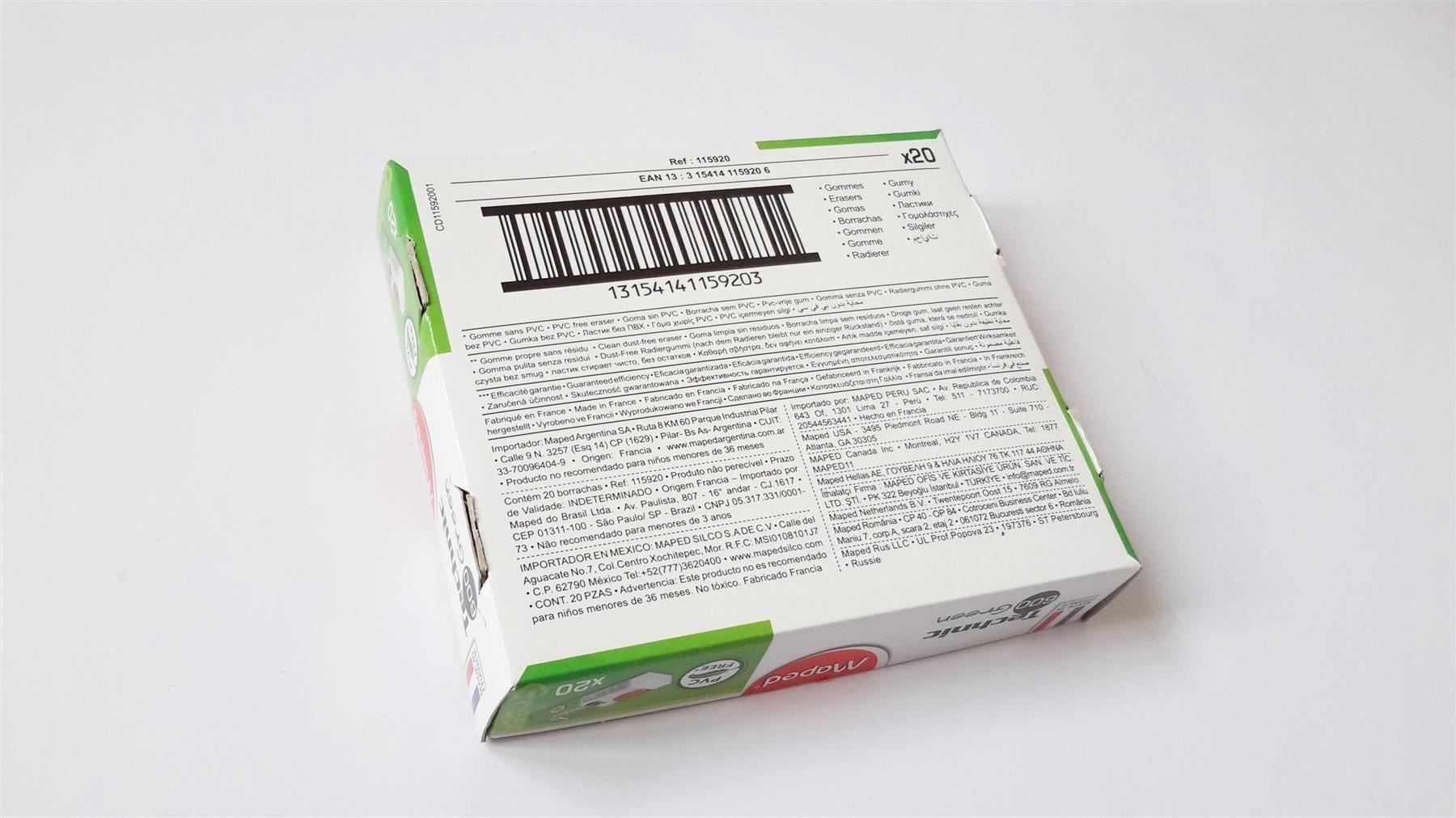 Altro in Scrittura & Disegno: Radiergummis, 20 x, Technic 600 Green – Nuovo e nell'imballaggio originale da St. Gallen venduto da cointec 8