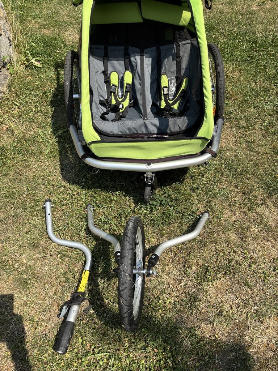 Croozer Rimorchi: Croozer Kid for 2 | Weberkupplung | Jogging Set | etc. – Usato da Niederscherli venduto da Urban02 2