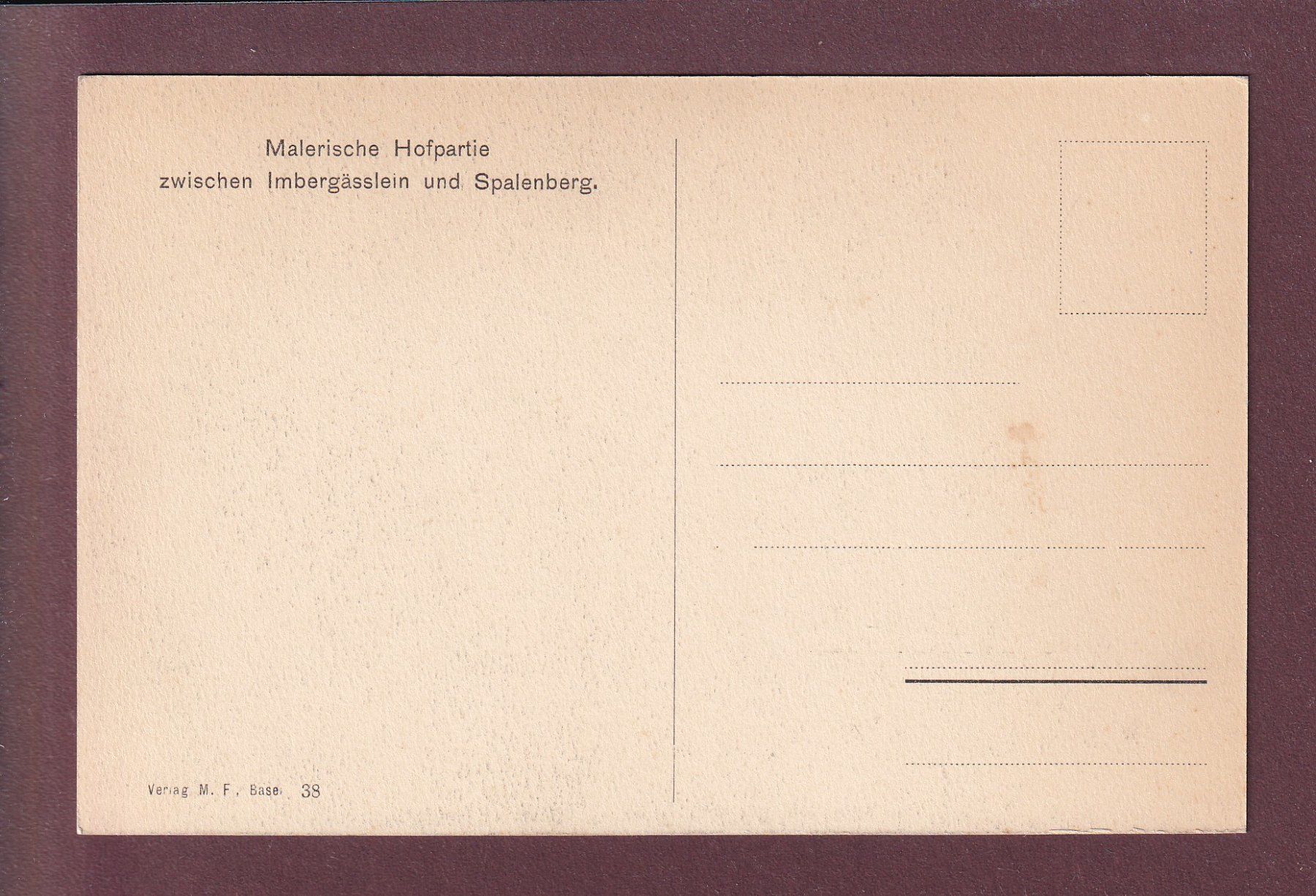 Cartoline postali: Altes BASEL - Spalenberg – Usato da Pully venduto da nicecards 1