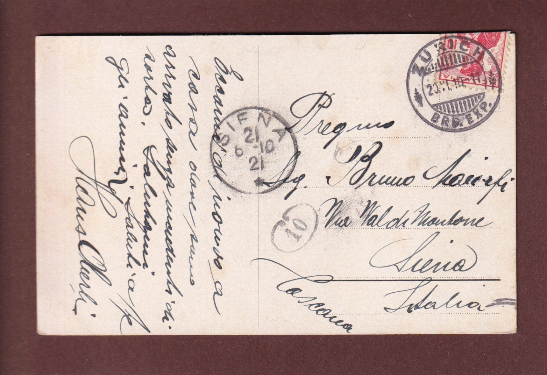 Cartes postales: ZÜRICH - Utoquai - 1910 – D'occasion à Pully par nicecards-shop 1
