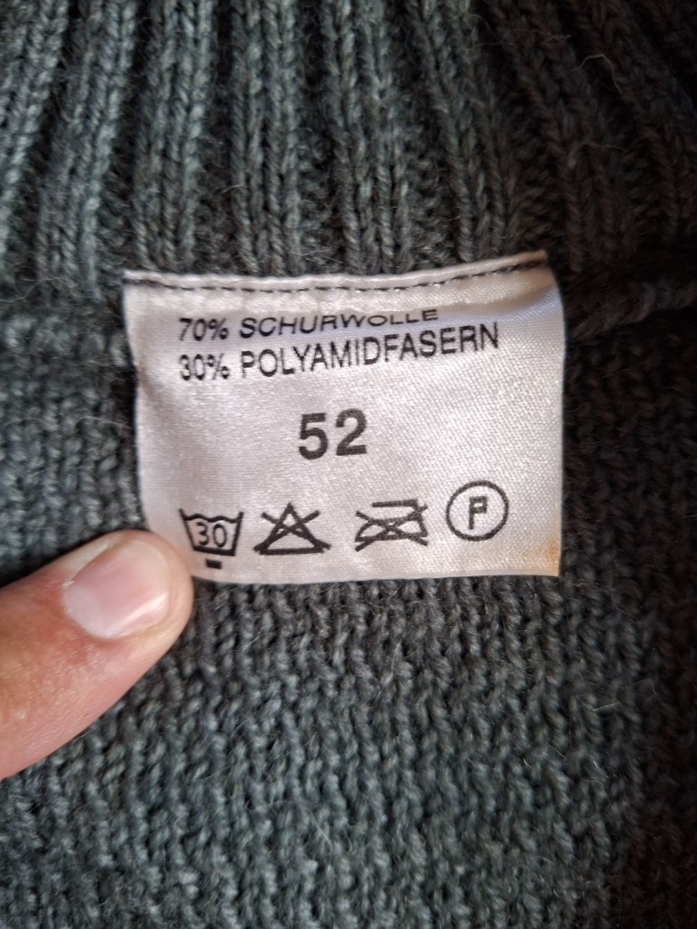 Schweizer Armee Uniformi: Schweizer Armee Militär Woll Pullover,  Grösse 52 – Usato da Schwanden Sigrisw venduto da len_9yqg 3