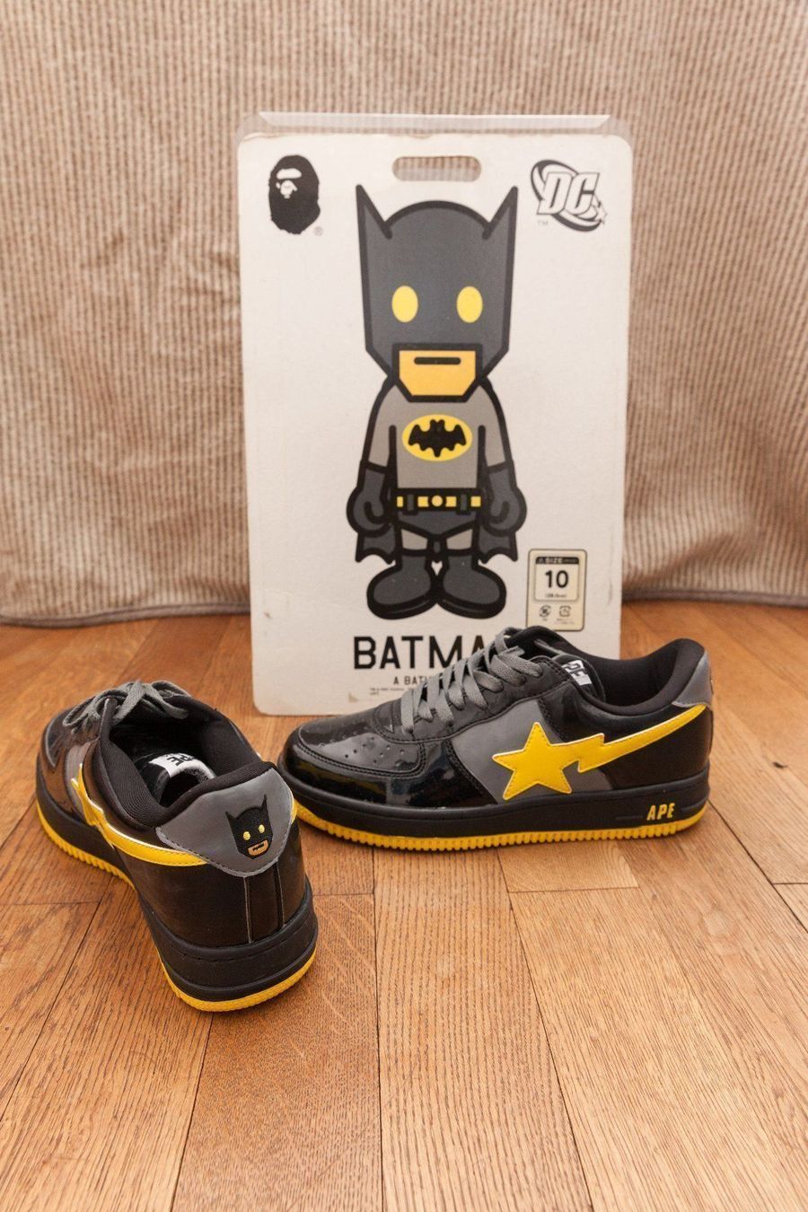 Bape Scarpe da uomo: A Bathing Ape Bapesta DC Comics Batman – Nuovo e nell'imballaggio originale da Basel venduto da cielHiro 2