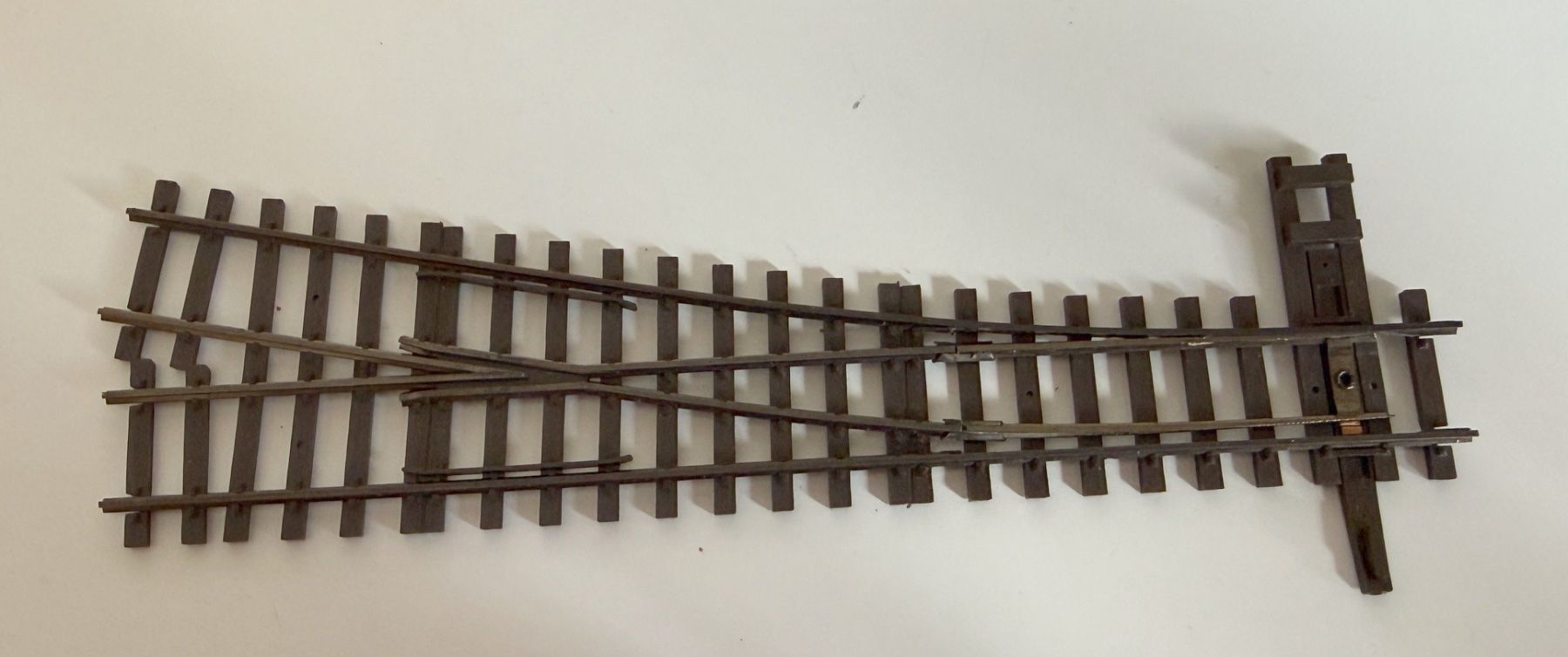 Bemo Modellini di ferrovie: Bemo Weiche rechts 12° Art. 4294 627 – Nuovo e nell'imballaggio originale da Samedan venduto da Gischpel25 1