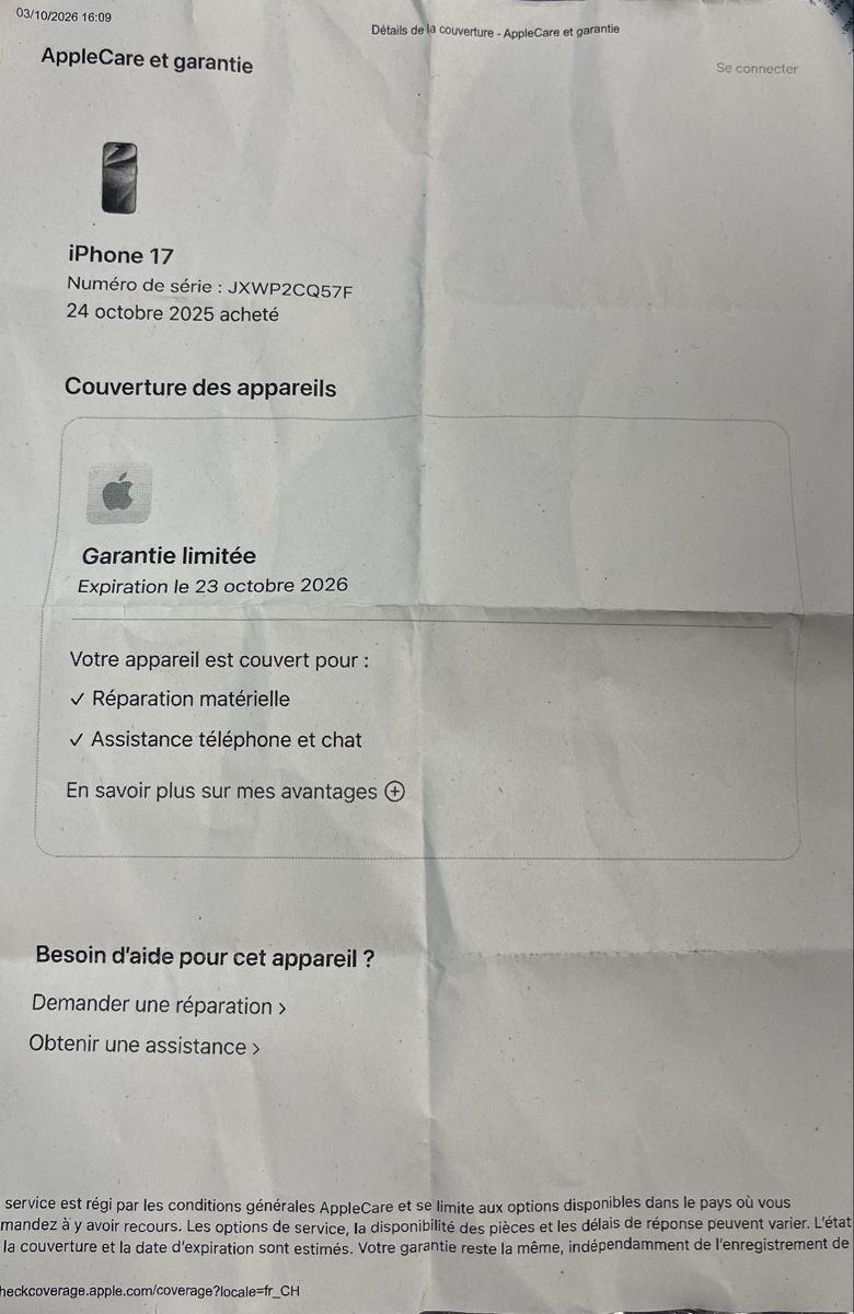 Apple Telefoni cellulari / Smartphones: iPhone 17 bleu état usagé avec garantie – Usato da Yverdon-les-Bains venduto da AVRS.CH 8