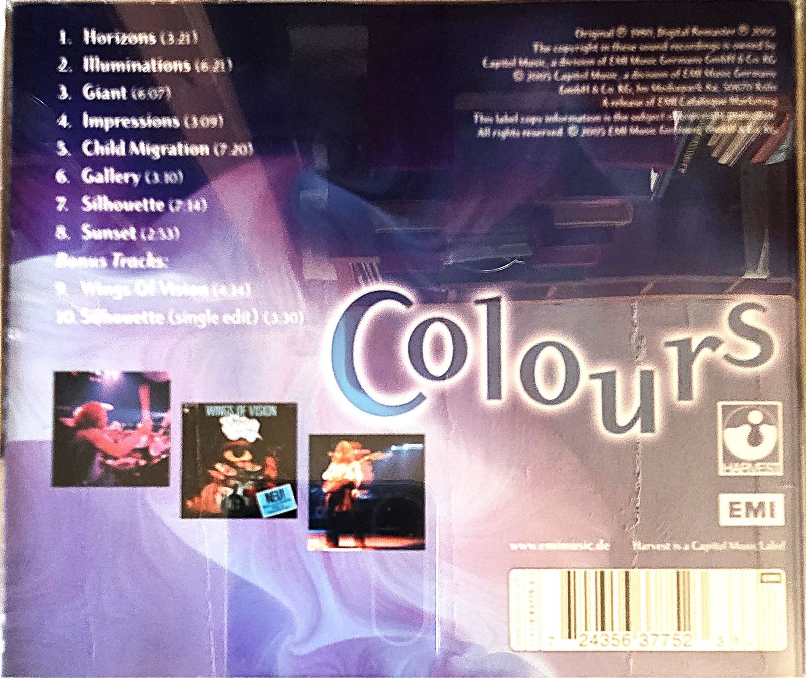 CD: ELOY - Colours, Remastered 2005 – Nuovo (secondo la descrizione) da Biberist venduto da Beaver58 1
