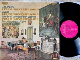 Boccherini Vivaldi Cello Konzerte A. Janigro LP GEWASCHEN