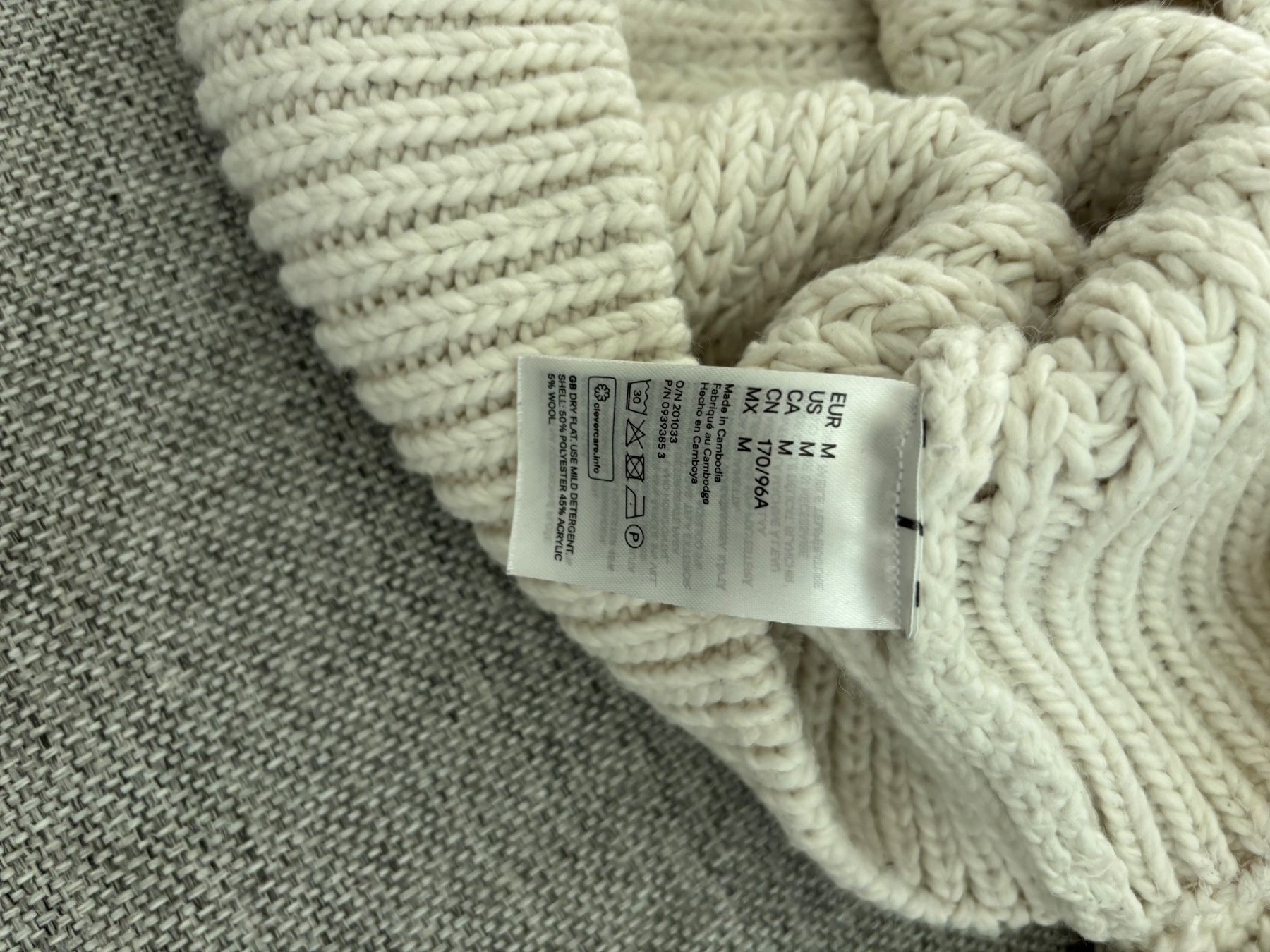 H&M Maglioni & Felpe: Strickpullover beige Stehkragen grob gestrickt  Gr. M – Usato da Bülach venduto da bjoernbenny 6