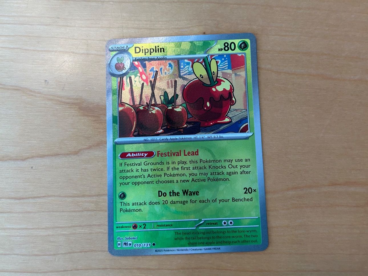 Pokémon Carte collezionabili: Dipplin [Masterball] 010/131 PRE EN – Usato da Schlieren venduto da happymerchant64