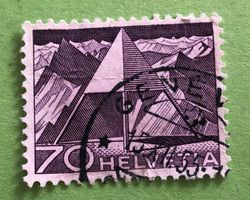 Nr.308 mit Stempel Triangulationspunkt Technik und Landschaf