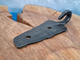 1 schöner antiker Wand Haken mit Platte (LOT3160#AEW0)