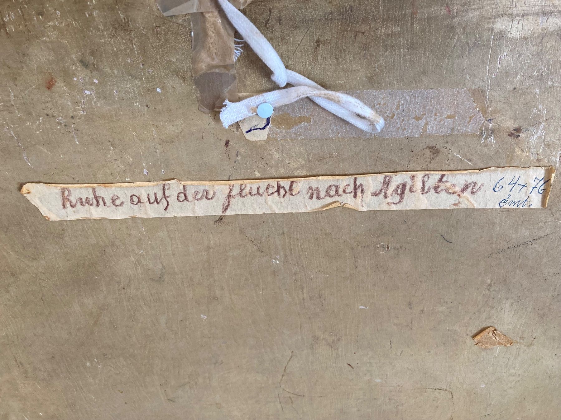 Gemälde: Antike Malerei Bild Oel auf Leinwand – Gebraucht aus Plasselb von lululuca 5