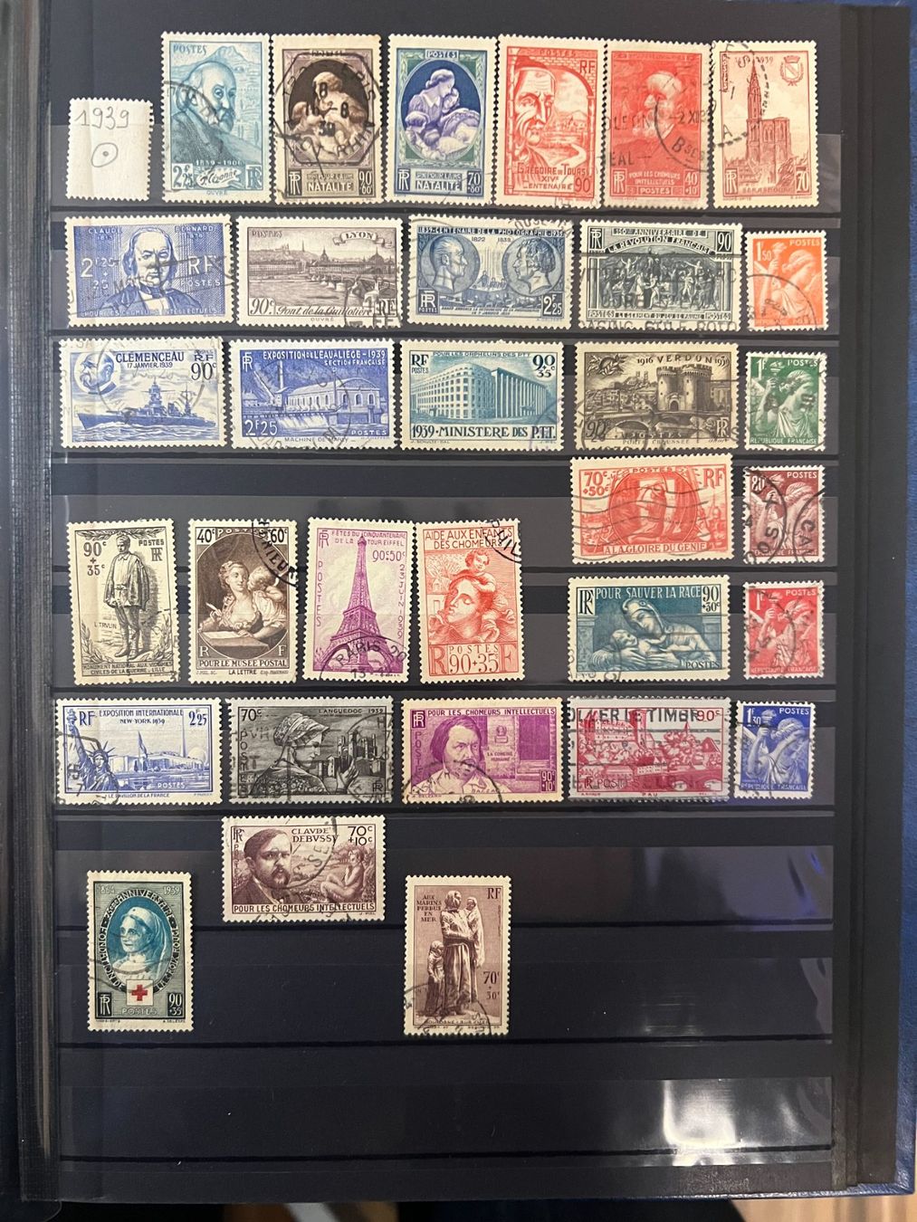 Tous les timbres: () Année complète oblitérés 1939 – D'occasion à Lausanne par ffhoud