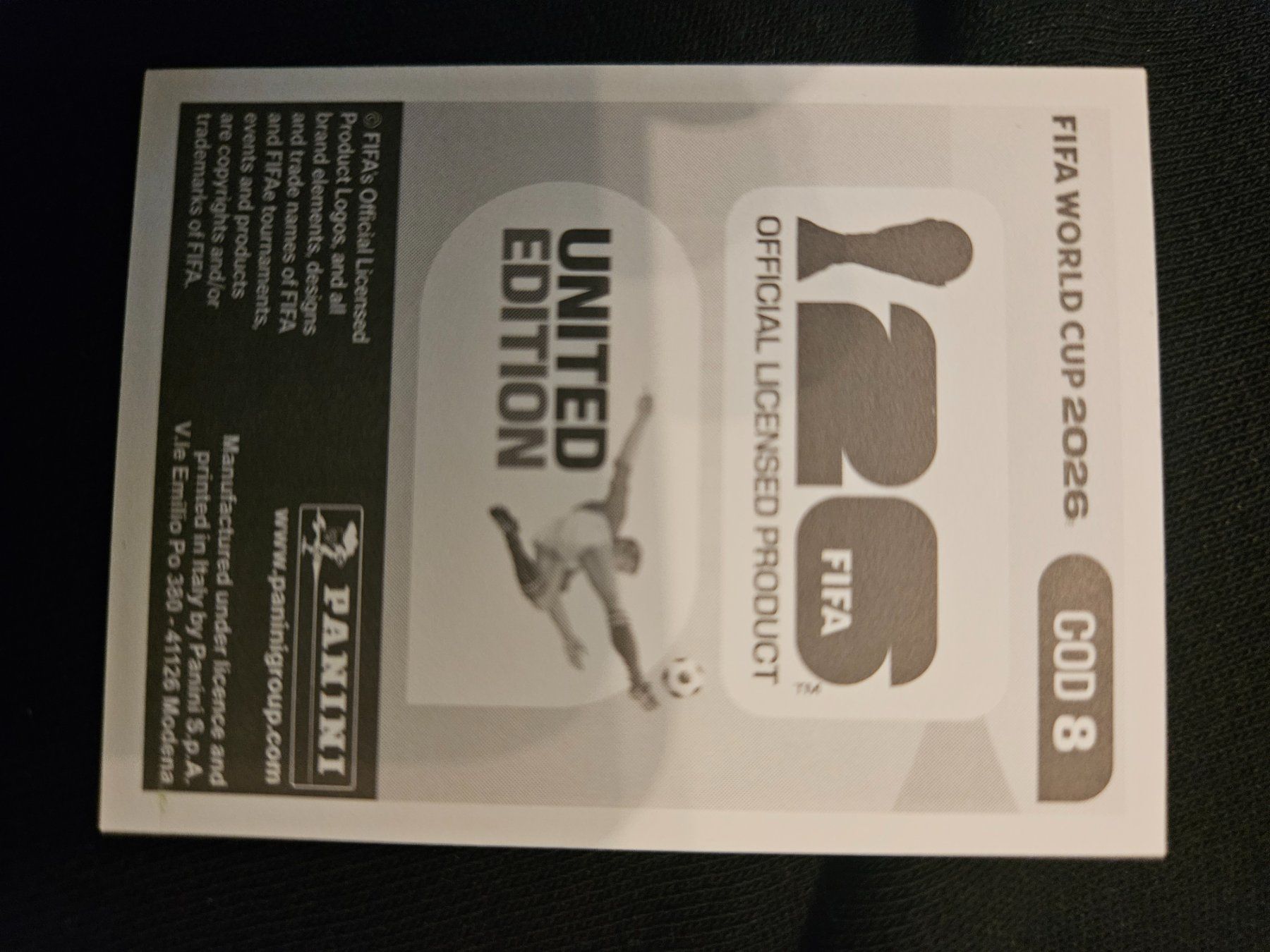 Panini Carte collezionabili: COD8 – Usato da Würenlingen venduto da Dinli 1