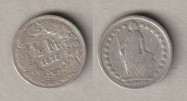 1/2 Franken 1875