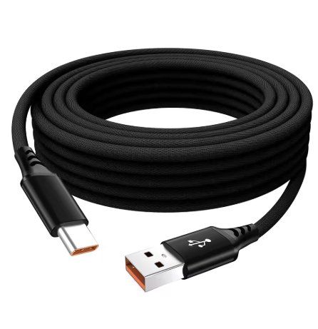 Cavi: USB-C Kabel auf USB-A, Fastcharging Schwarz 8 Meter NEU – Nuovo e nell'imballaggio originale da Hohentannen venduto da MagmaCollectibles