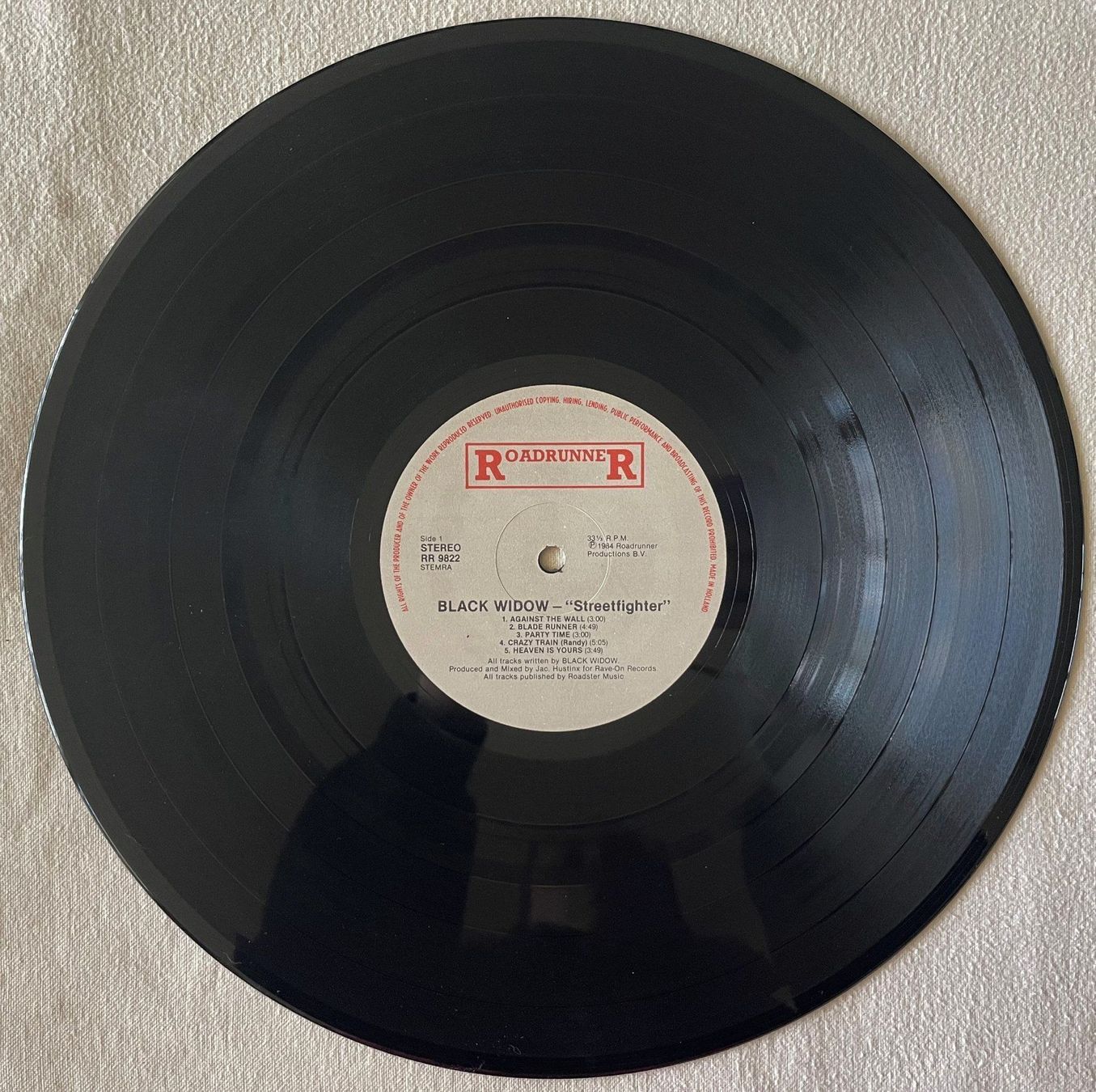 Dischi in vinile: Black Widow - Streetfighter - LP - 1984 - First Press – Usato da Uster venduto da Zardodel 2