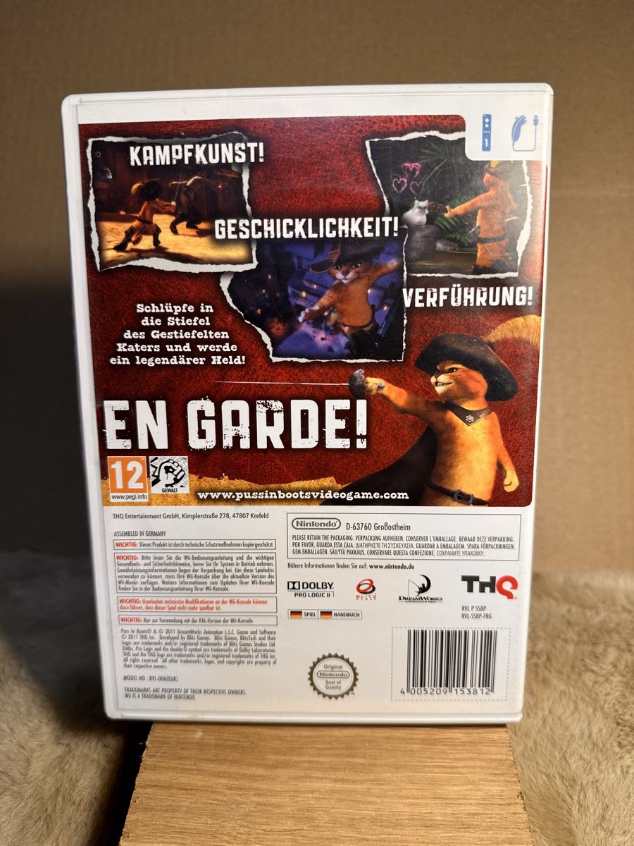 Nintendo Spiele: Wii Spiel Der gestiefelte Kater  – Gebraucht aus Hägendorf von tyl_kzs2 1