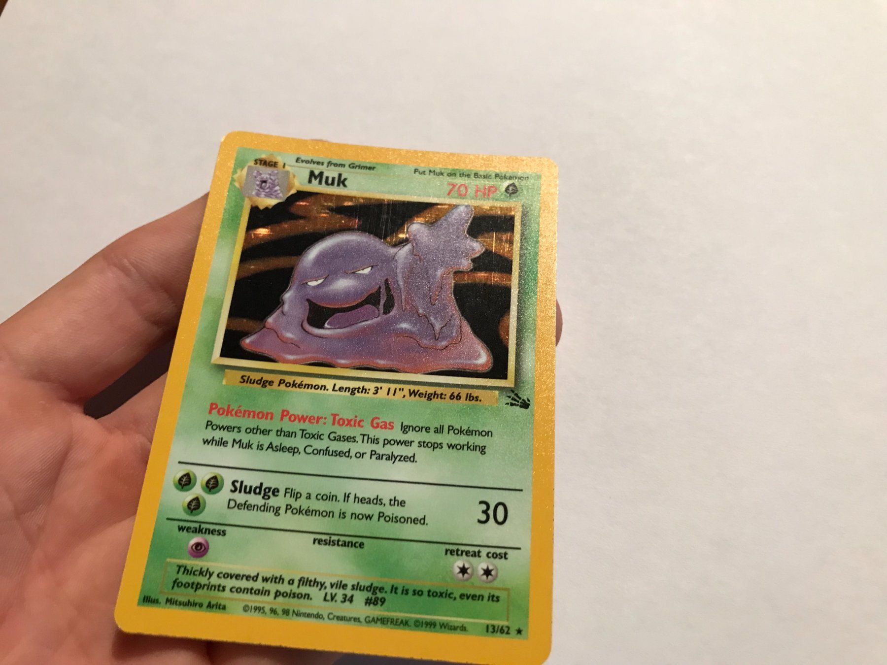 Pokémon Sammelbilder & Trading cards: Muk holo Fossil EN – Gebraucht aus Hagendorn von Pokecollectorch 4