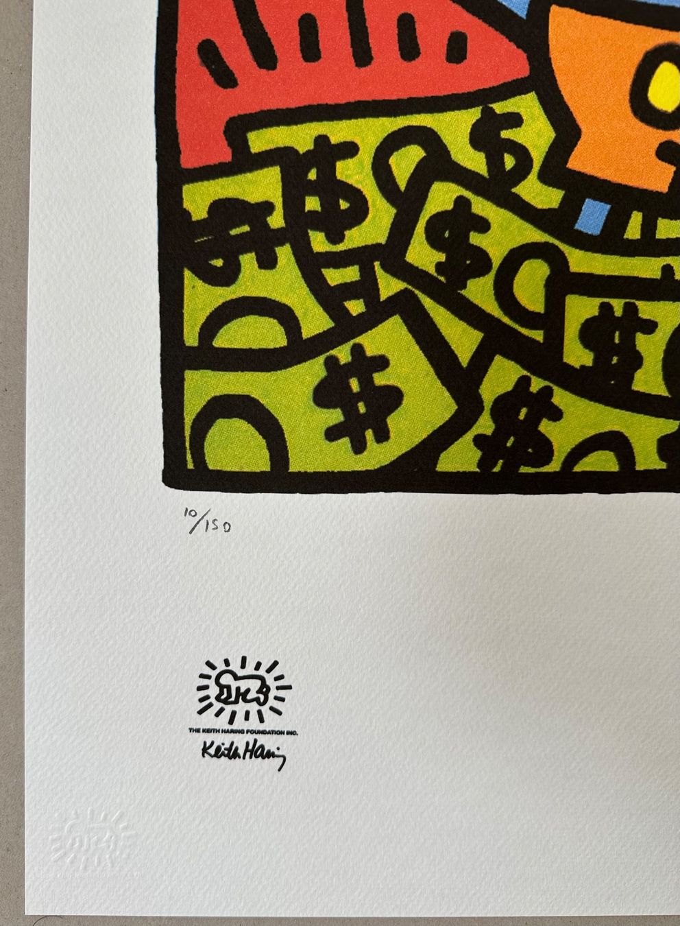 Gemälde: Keith Haring: Andy Mouse, POP Art 10/150 – Neu (gemäss Beschreibung) aus Meilen von Smgdesign 1