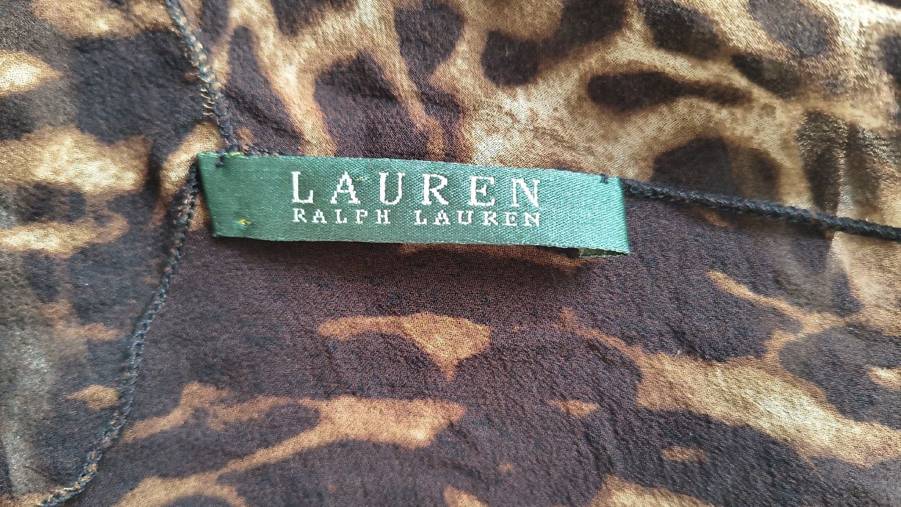 Ralph Lauren Foulards, Tücher & Schals: Ralph Lauren Halstuch in Leomuster – Gebraucht aus Urtenen-Schönbühl von m.schneider85 1