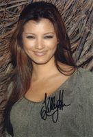 Original Autogramm von KELLY HU auf Großfoto