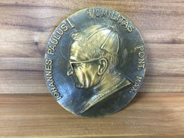 Gebrauchte Medaille Johannes Paulus I Bronze