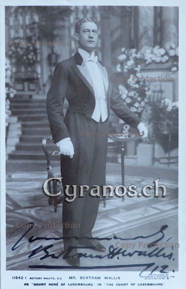 Autografi: Bertram Wallis (1874-1952) Schauspieler - Autogramm – Usato da Dietikon venduto da immortal-stars
