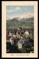 AK Sion, Vue prise de Valère, 1919