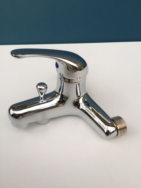 VeeBath Perth Badarmatur Set – Chrom, Einhebel-Mischer Mit Handbrause & Wandhalterung – Modernes Design