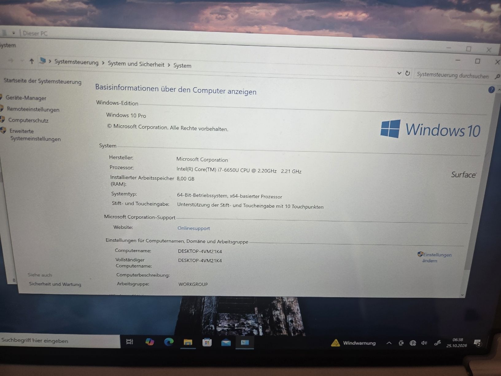 Microsoft Tablet PC: Microsoft Surface Pro mit i7 Prozessor 8GB RAM Windows 10 Pr – Usato da Flawil venduto da Hamdia12 3