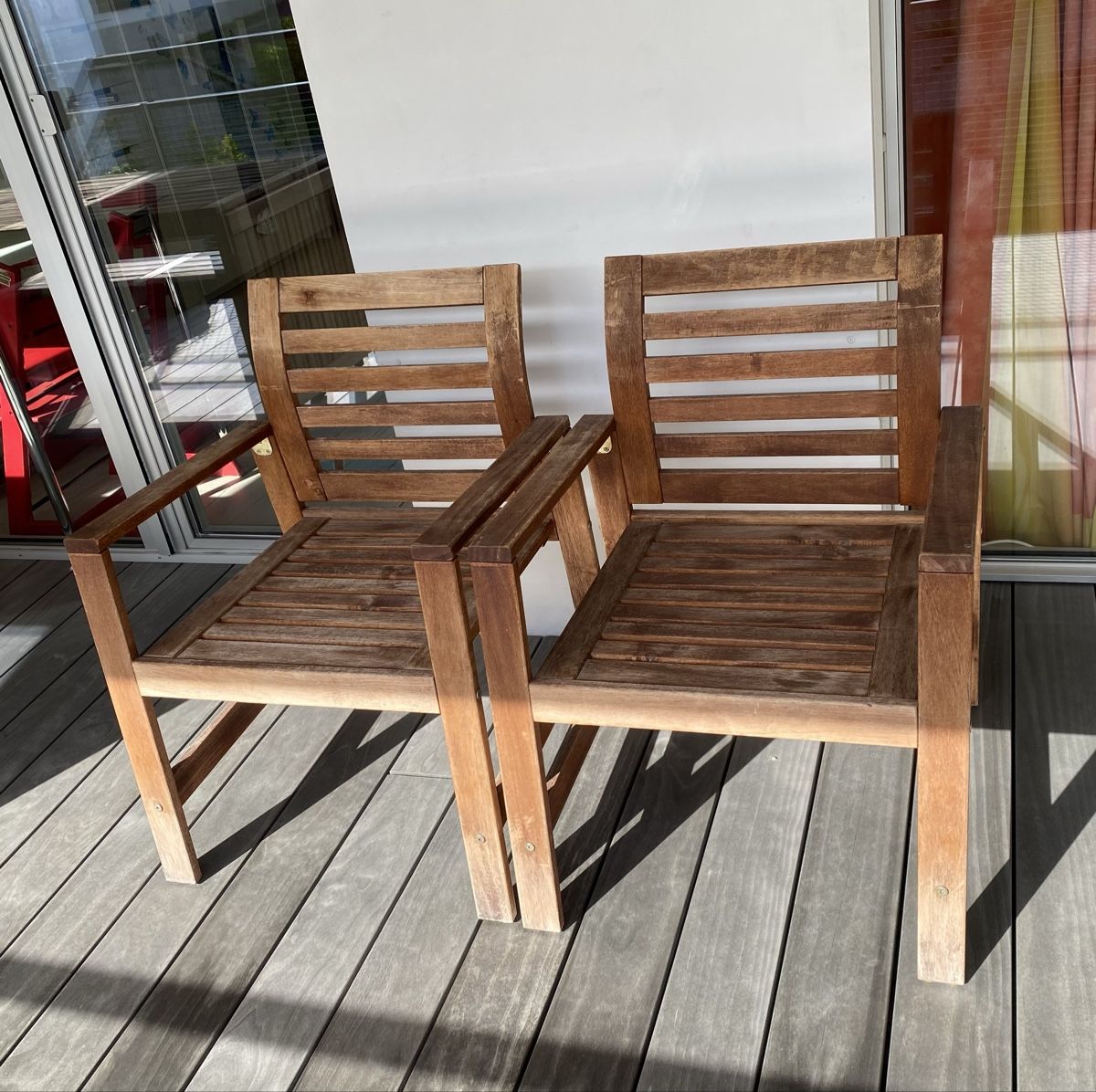 Sedie: 2 Gartenstühle Holz  – Usato da Wädenswil venduto da JJ15 1