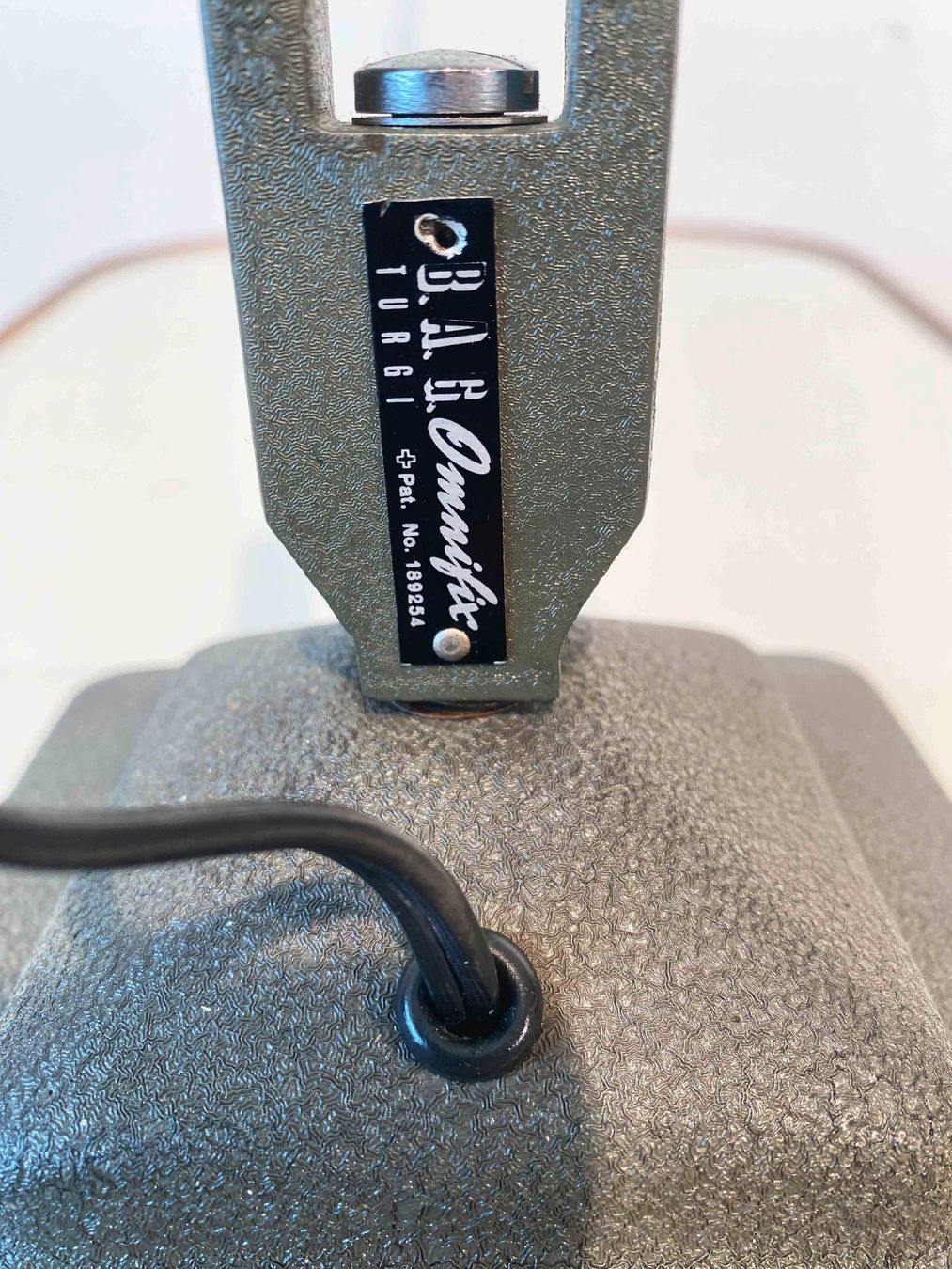 Bag Turgi Lampade: Omnifix Arbeitslampe BAG Turgi – Usato da Beringen venduto da Kultgut 5
