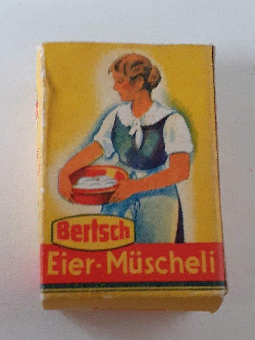 Giocattoli: Kaufmannsladen Verpackung antik - Eier Müscheli – Usato da Mörschwil venduto da lindaswunderkiste 4