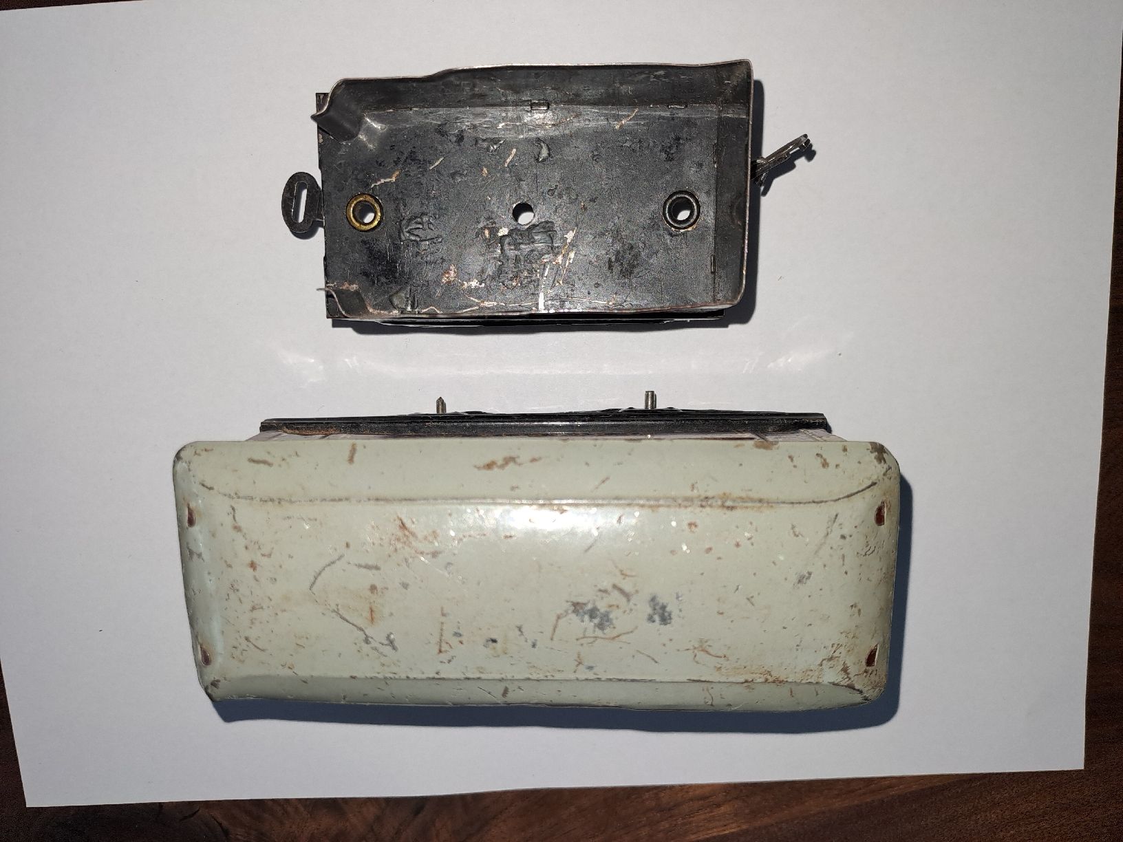 Modellini di ferrovie: 2 Modelleisenbahn Blechwagen, Spur 0 – Usato da Umiken venduto da Rider56 3