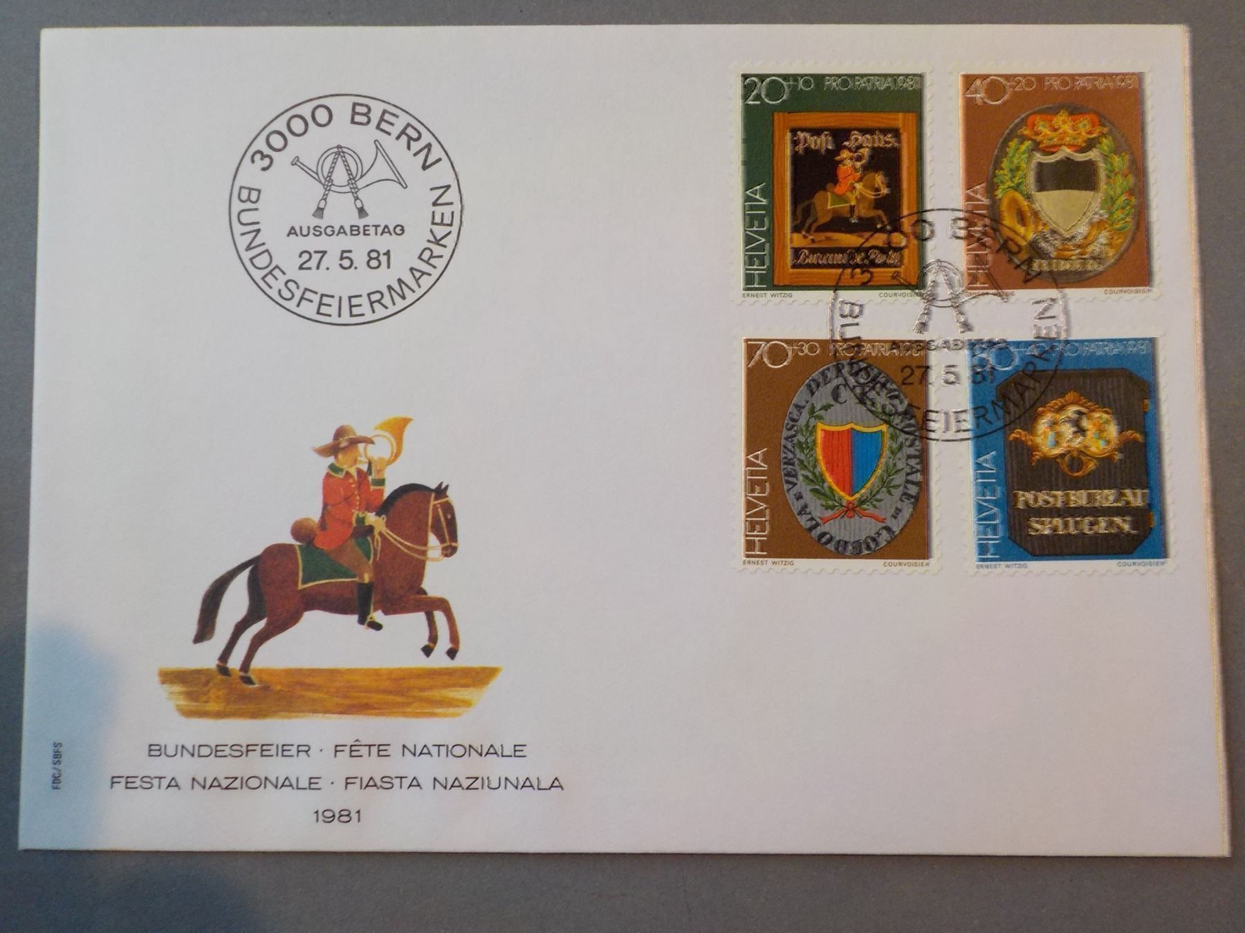 Tutti i francobolli: 1981, FDC, Pro Patria, Serie – Nuovo (secondo la descrizione) da Muri b. Bern venduto da Ricardoverkauf