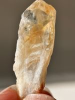 Natürliche Citrin-Kristallspitze | Mineralienstufe