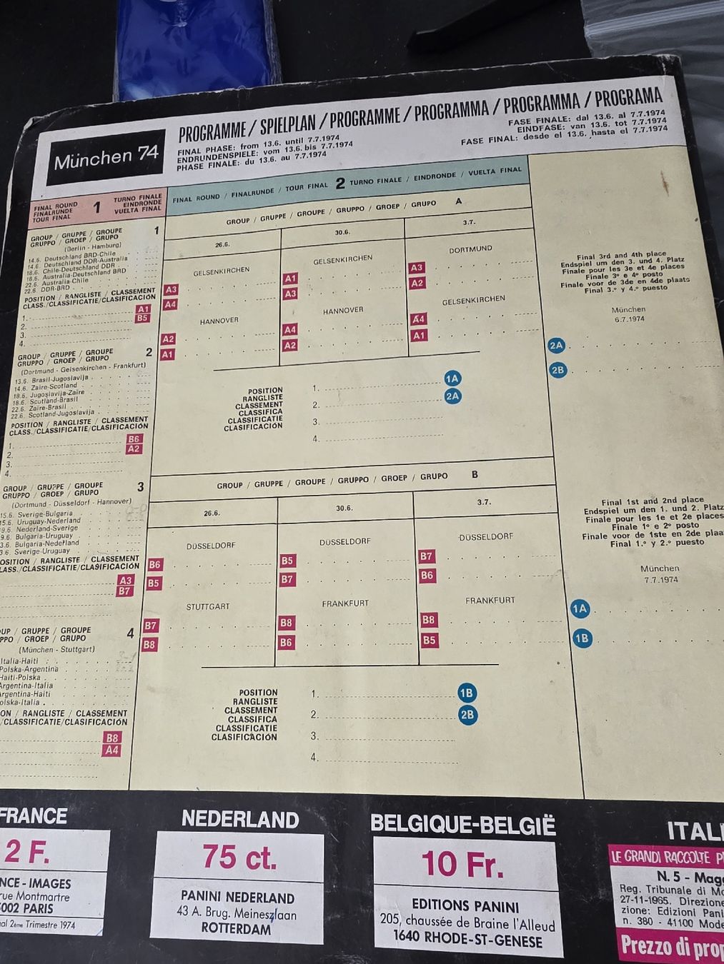 Bücher: Panini WM Buch 1974 – Gebraucht aus Luterbach von Aiolos_ 3
