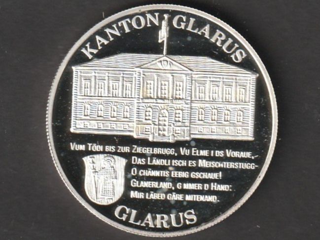 Toutes les monnaies: 1 Unze Silber Glarus – D'occasion à Rorschacherberg par fratovi2