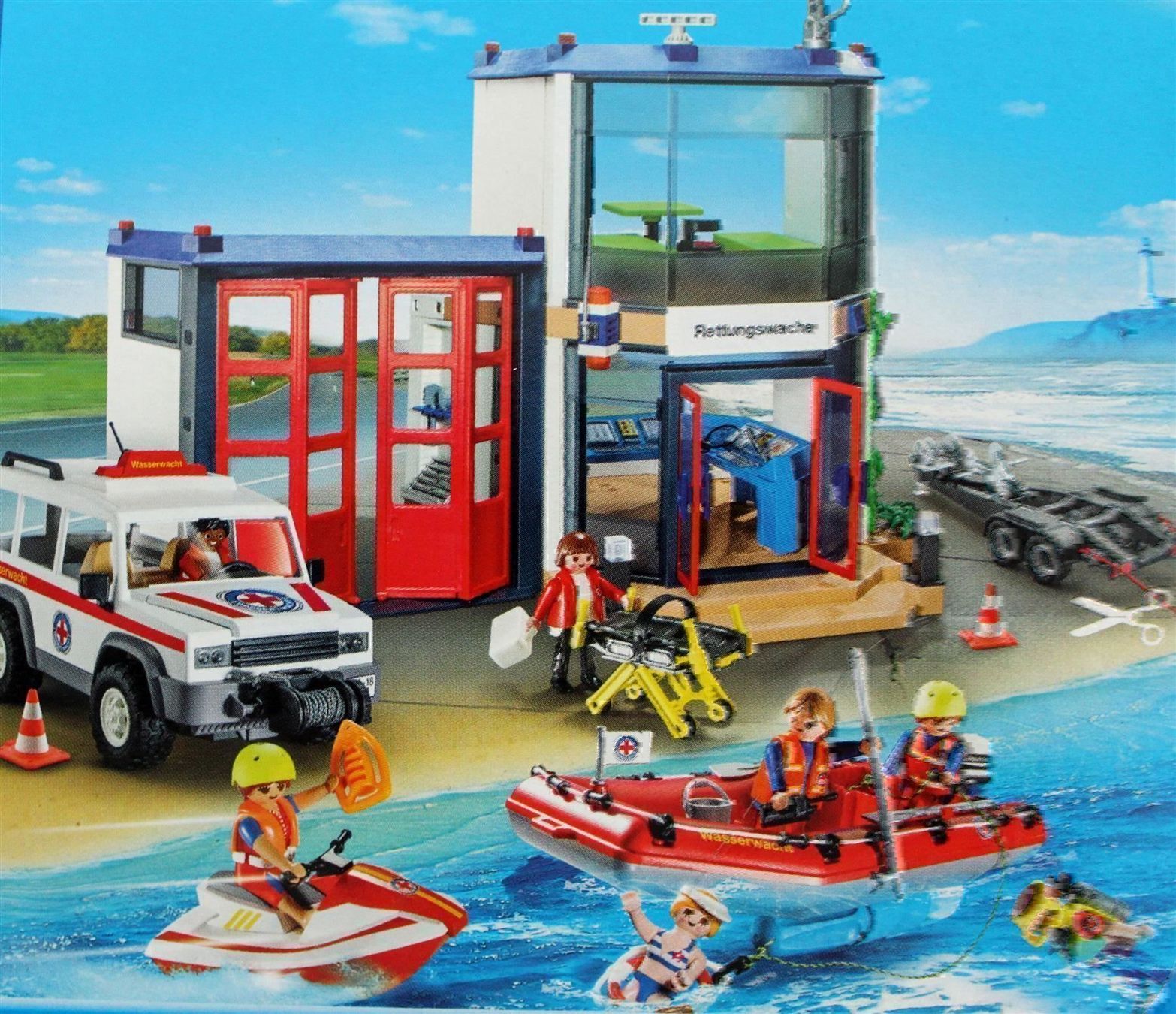 Playmobil Giocattoli: Playmobil 9533 Rettungsdienst Mega Set – Nuovo e nell'imballaggio originale da Beckenried venduto da angel-mountain 3