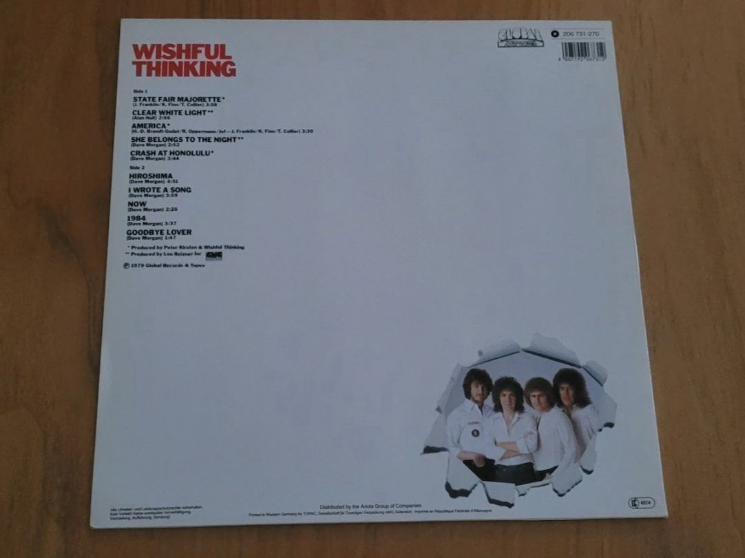 Vinyles: LP  Wishful Thinking – D'occasion à Martigny par MZ-67 1