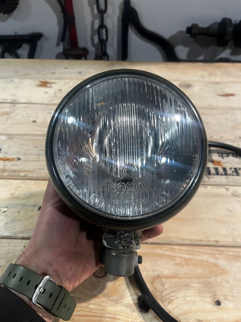 Bosch Fari: Arbeitsscheinwerfer / Zusatzscheinwerfer  Oldtimer / Traktor – Usato da Luzern venduto da Fracht-Design