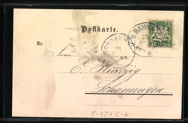 Cartes postales: Litho Basel, Panorama, Chocolat Suchard  – D'occasion à Berlin par bartko-reher 1