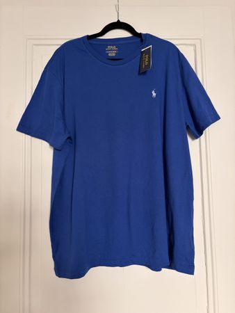 T-shirt Ralph Lauren bleu - Taille XL neuf avec étiquette